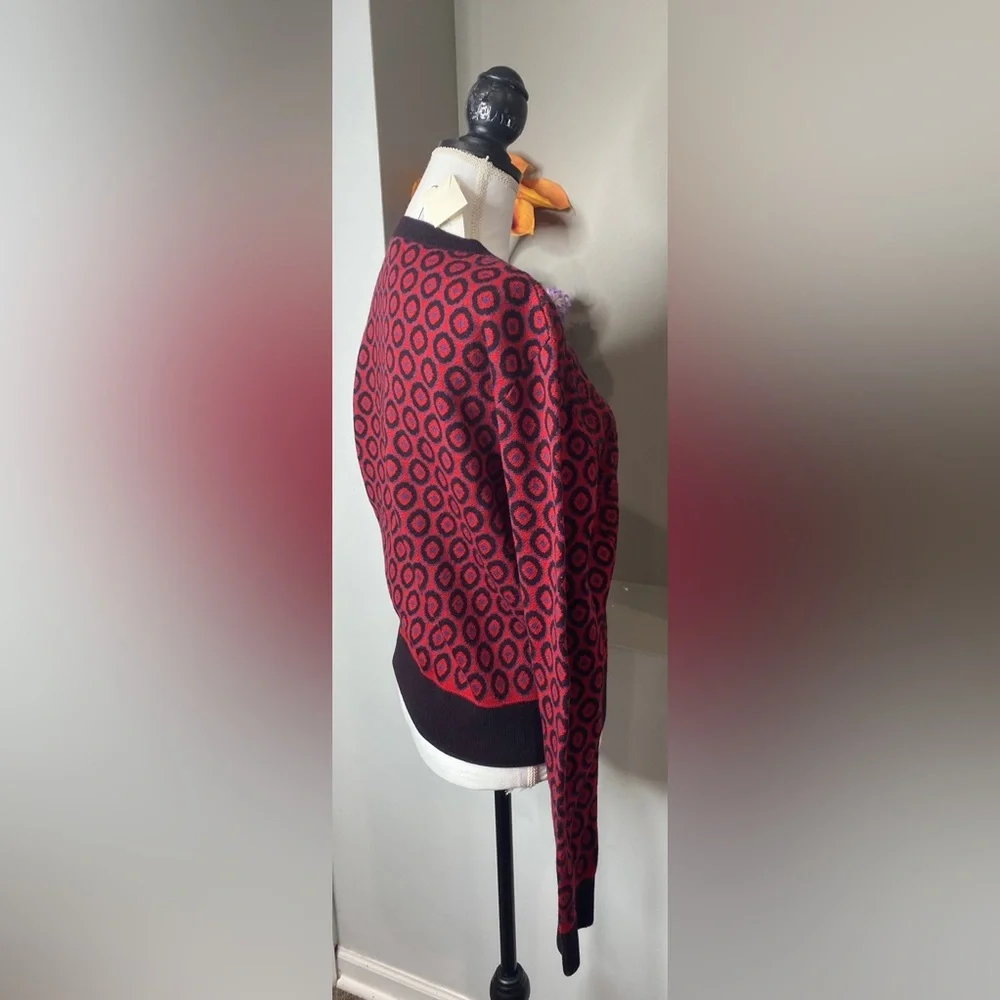 Dries Van Noten Tiny Dot Merino Wool Sweater